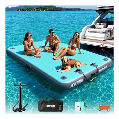AWSUM Inflatable Floating Dock Platform