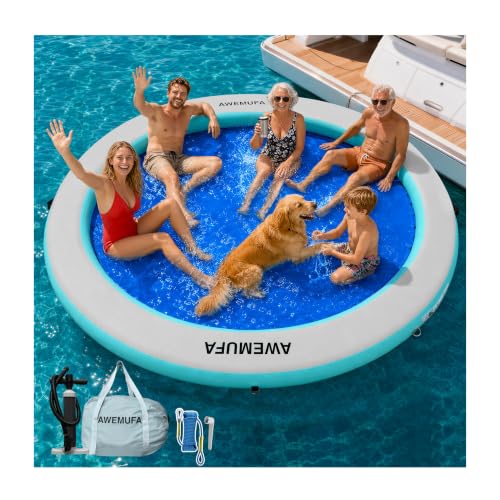 Awemufa Inflatable Water Hammock Boat Float