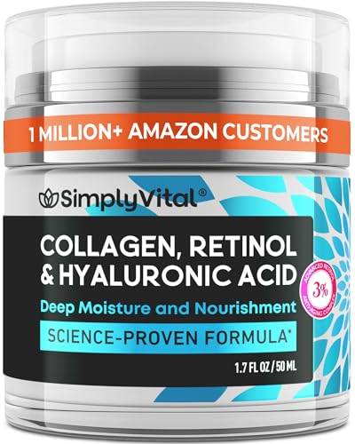 SimplyVital Collagen Face Moisturizer Cream - 1.7oz