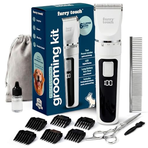 Furry Touch Cordless Pet Grooming Kit