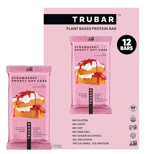 TRUBAR Vegan Protein Bar Strawberry Shortcake