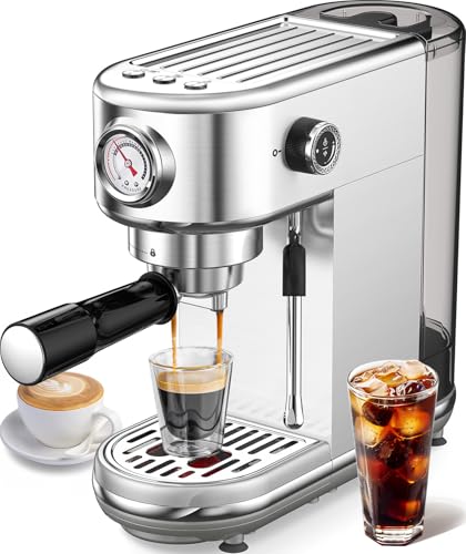 Atatix Professional Espresso Machine Silver
