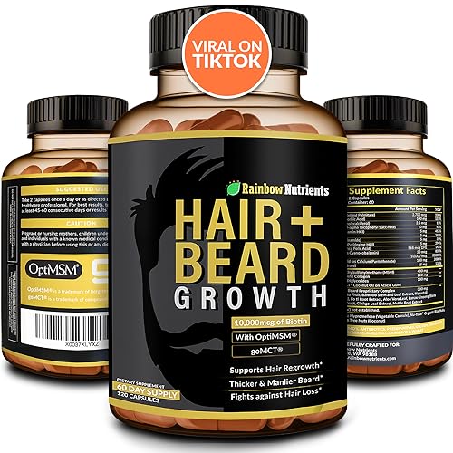 Hair and Beard Growth Vitamins for Men