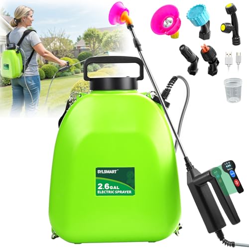Sylsmart Electric Backpack Garden Sprayer 2.6 Gallon