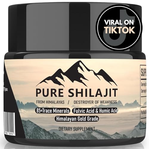 Pure Shilajit Himalayan Resin Organic Supplement