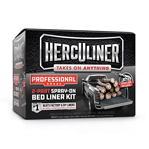 Herculiner Black Spray-On Bed Liner Kit