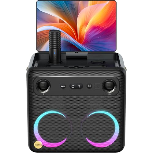 Ikarao Smart Karaoke Machine with Screen
