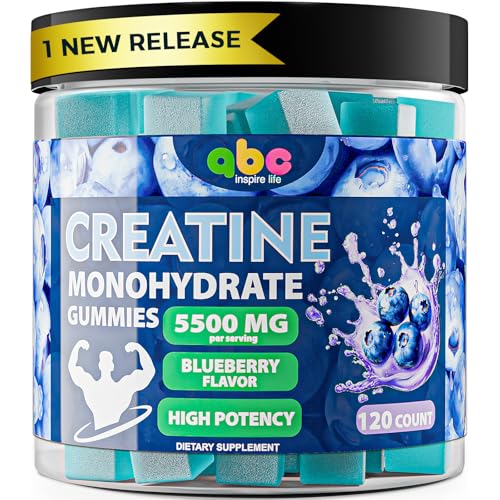 INSPIRELIFE ABC Creatine Monohydrate Gummies Blueberry