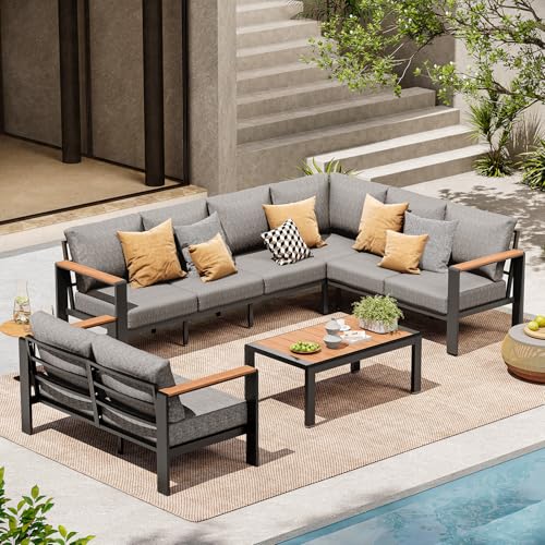 ComfCove Aluminum Outdoor Patio Furniture Set