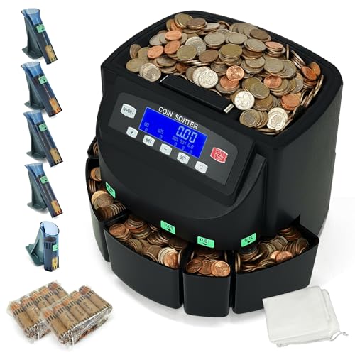 USD Coin Counter Machine with LCD Display