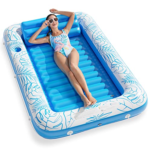 Jasonwell Inflatable Tanning Pool Lounger Float