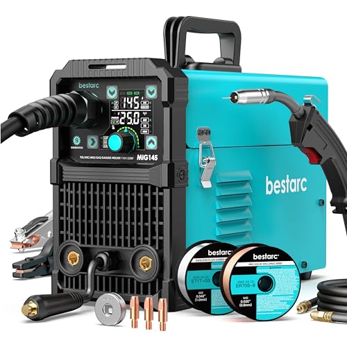 Bestarc 145A Dual Voltage MIG Welder 3-in-1
