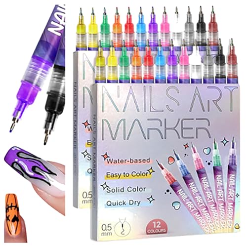 Morekfly Nail Art Pen Set