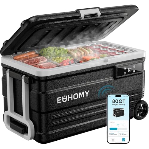 EUHOMY 12 Volt Refrigerator 80QT