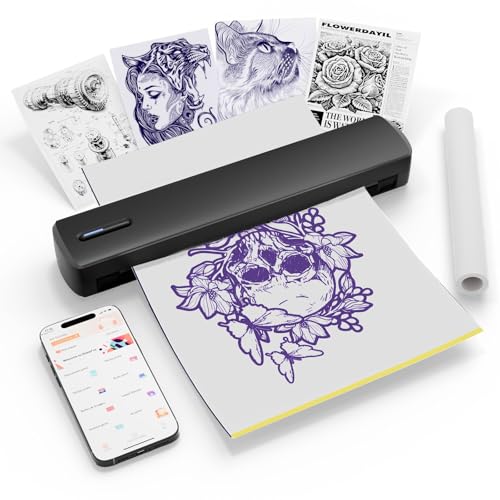 Portable Thermal Tattoo Stencil Printer