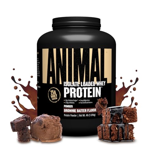 Animal Whey Isolate Protein Powder Brownie Batter