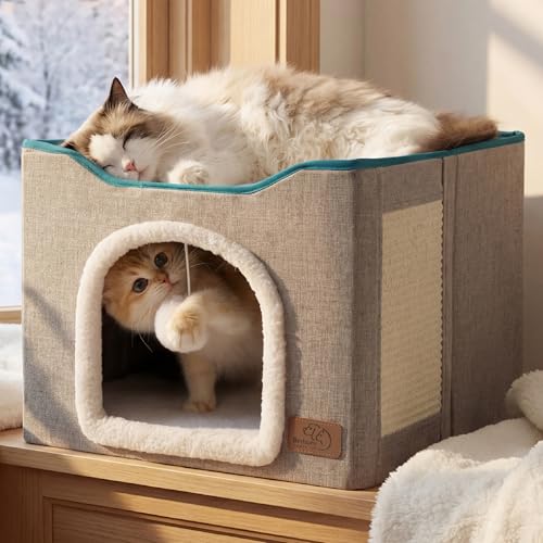 Bedsure Large Cat Cave House