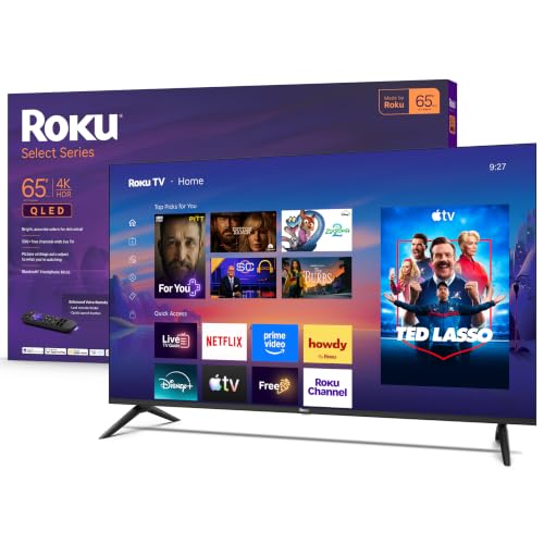Roku Smart TV 2026 - 65-Inch 4K QLED