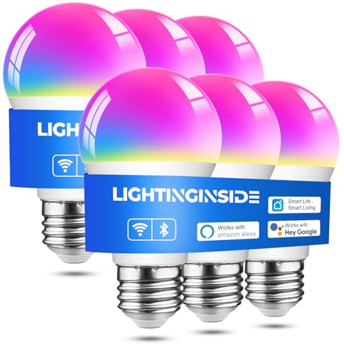 Lightinginside Smart Light Bulbs 6-Pack