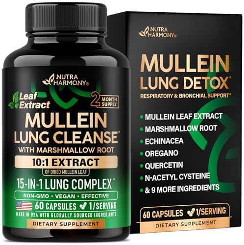Mullein Leaf Extract Lung Support Supplement