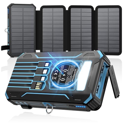 SOARAISE Solar Charger Power Bank 48000mAh