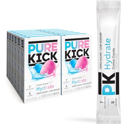 Pure Kick Hydration Drink Mix Cotton Candy