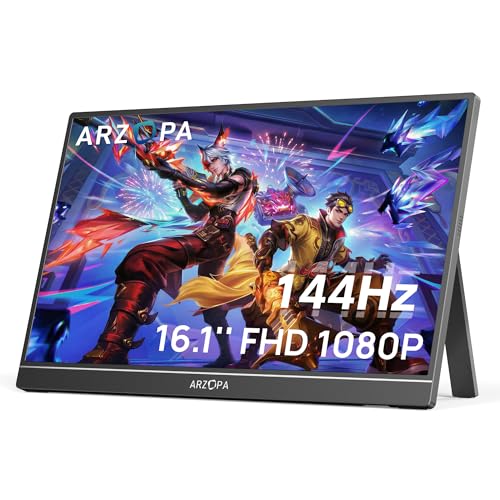 Arzopa 16.1" 144Hz Portable Gaming Monitor Z1FC