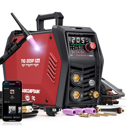 ARCCAPTAIN iControl TIG 205P Pro Welder