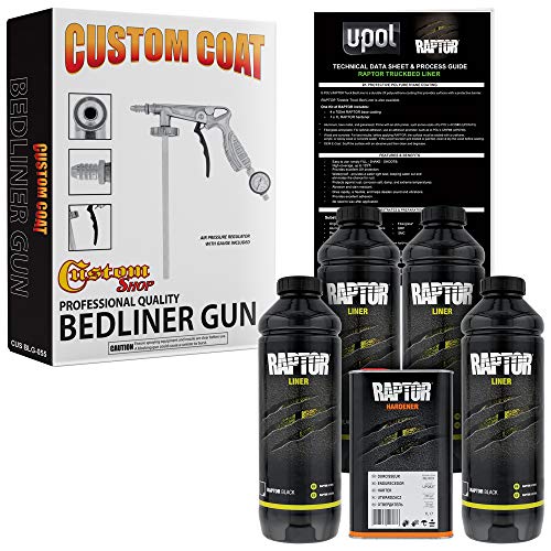 Custom Shop U-Pol Raptor Black Truck Bed Liner Kit