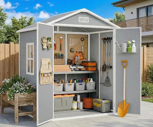Gizoon Outdoor Resin Garden Shed
