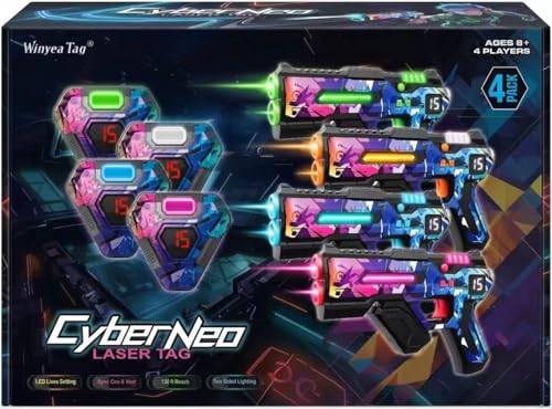 Laser Tag Set with Guns and Vests