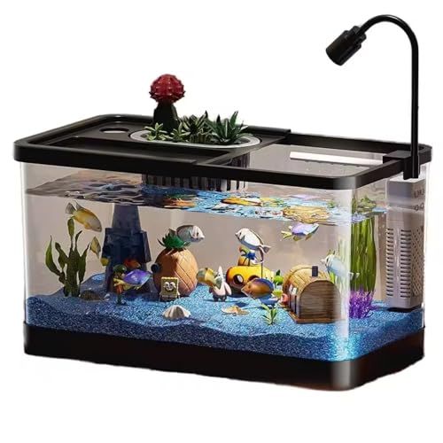 GarveeLife 4 Gallon Fish Tank Kit with LED Light