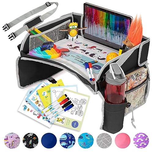 PILLANI Kids Travel Tray for Car and Airplane