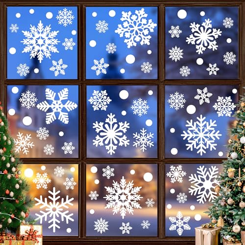 Christmas Window Clings and Decals Set