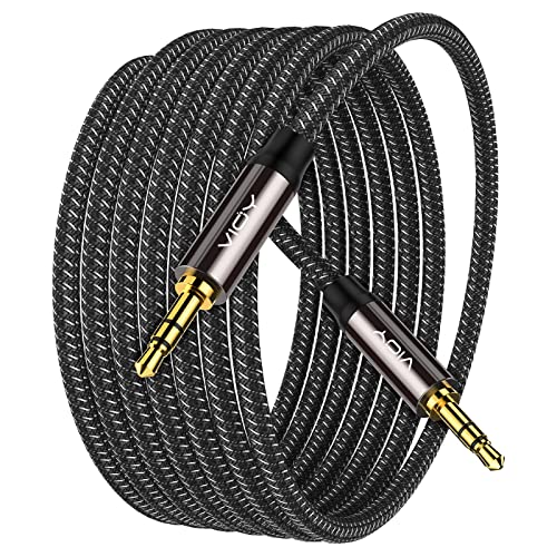 VIOY 3.5mm Braided Aux Cable 100ft