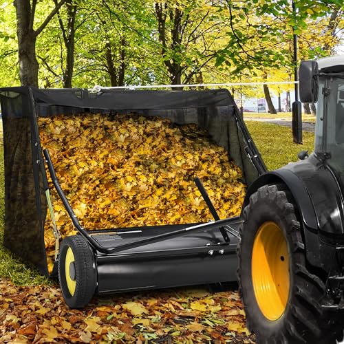 Garvee Lawn Sweeper Tow Behind 44-Inch