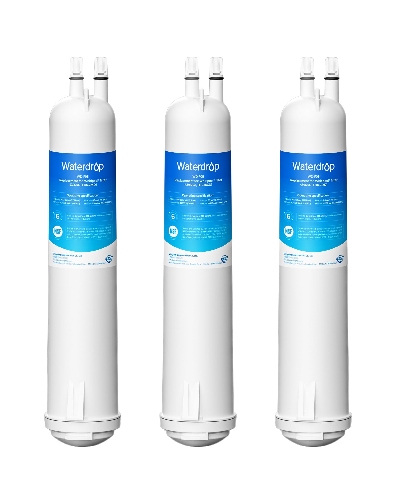 Waterdrop EDR3RXD1 Refrigerator Water Filter