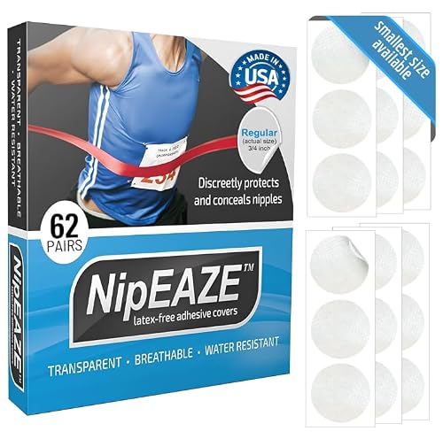 NipEaze 4-Pack Transparent Nipple Protectors
