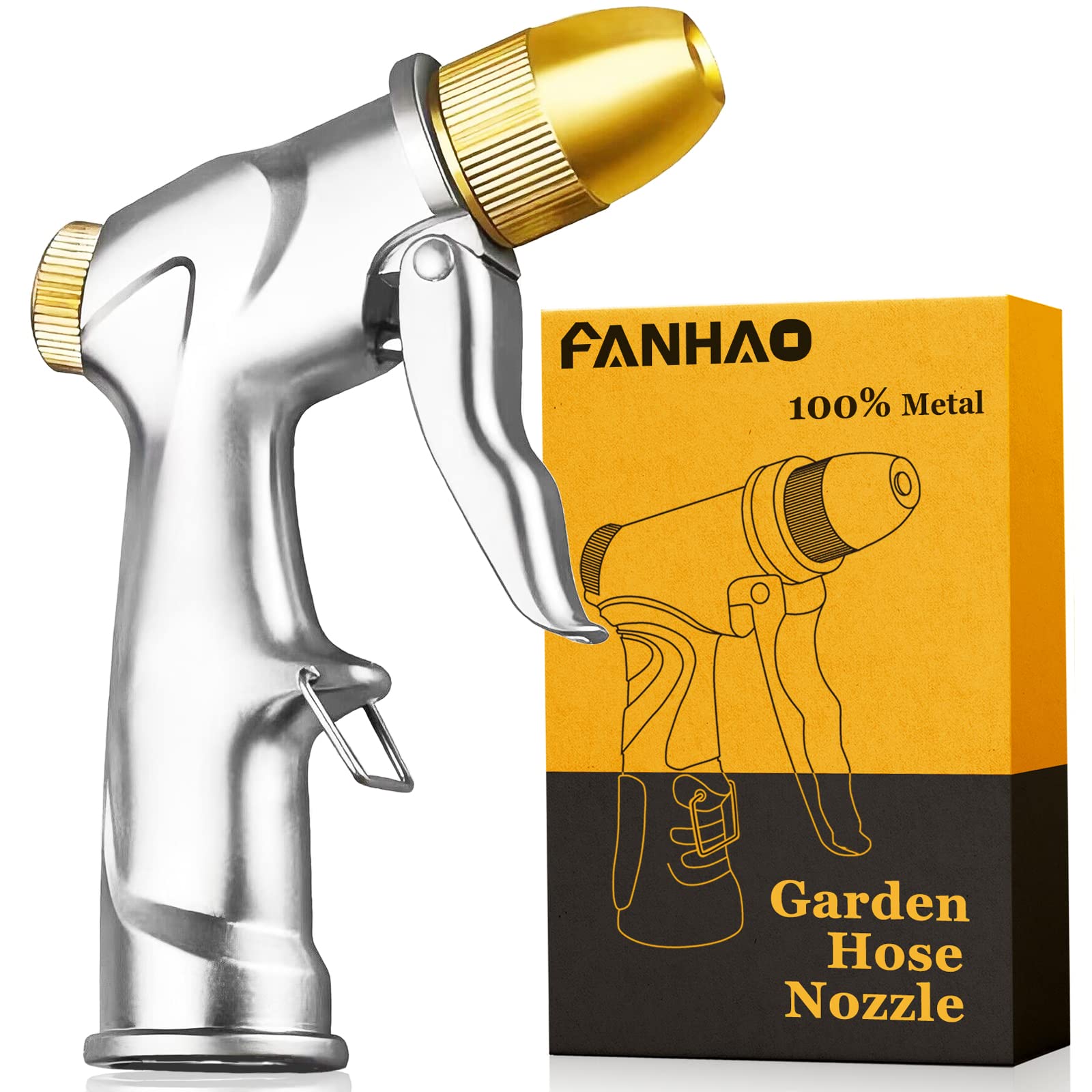 FANHAO Heavy Duty Garden Hose Nozzle