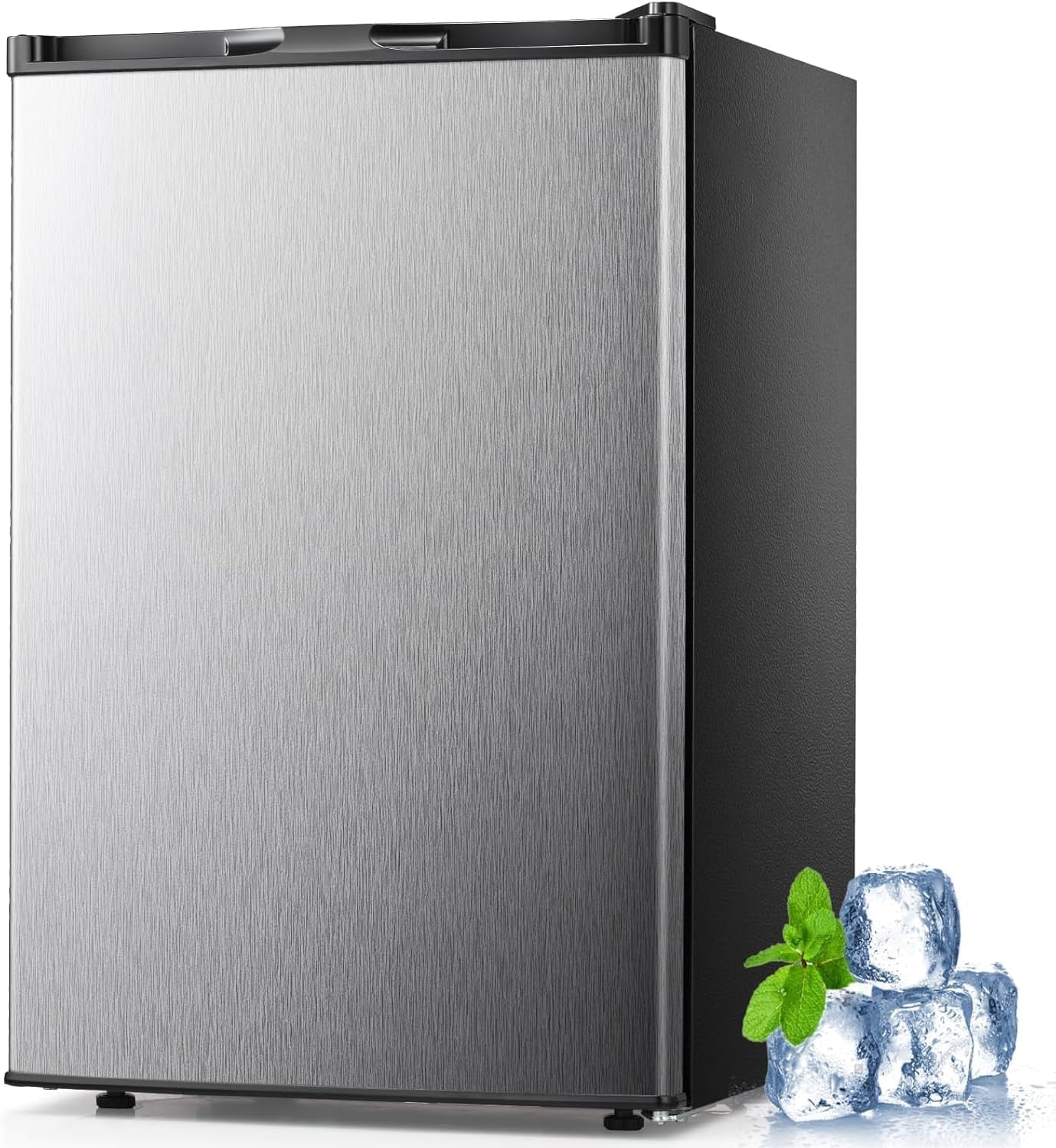 Electactic Mini Upright Freezer 3.0 Cu.ft Silver