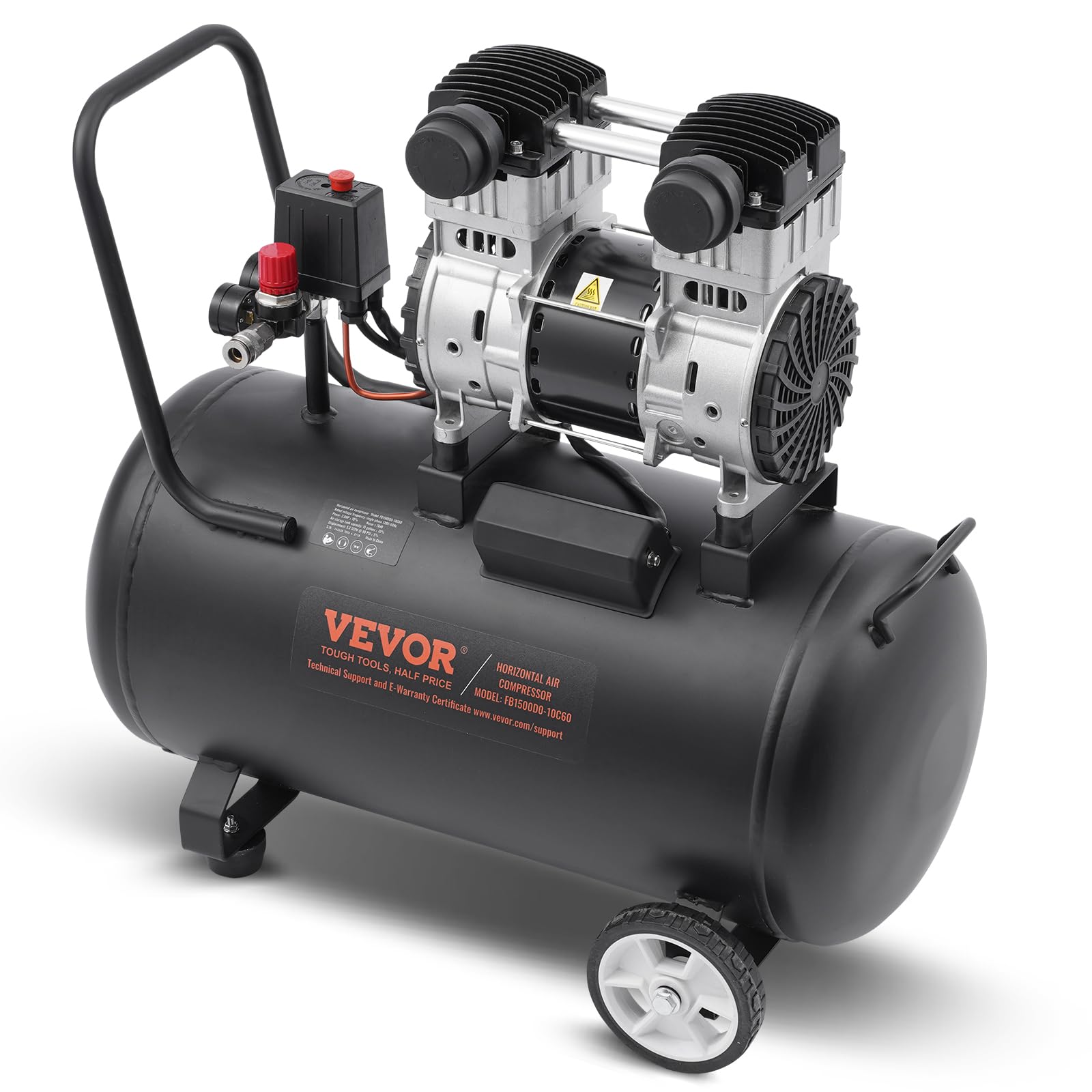 VEVOR 15 Gallon Ultra Quiet Air Compressor