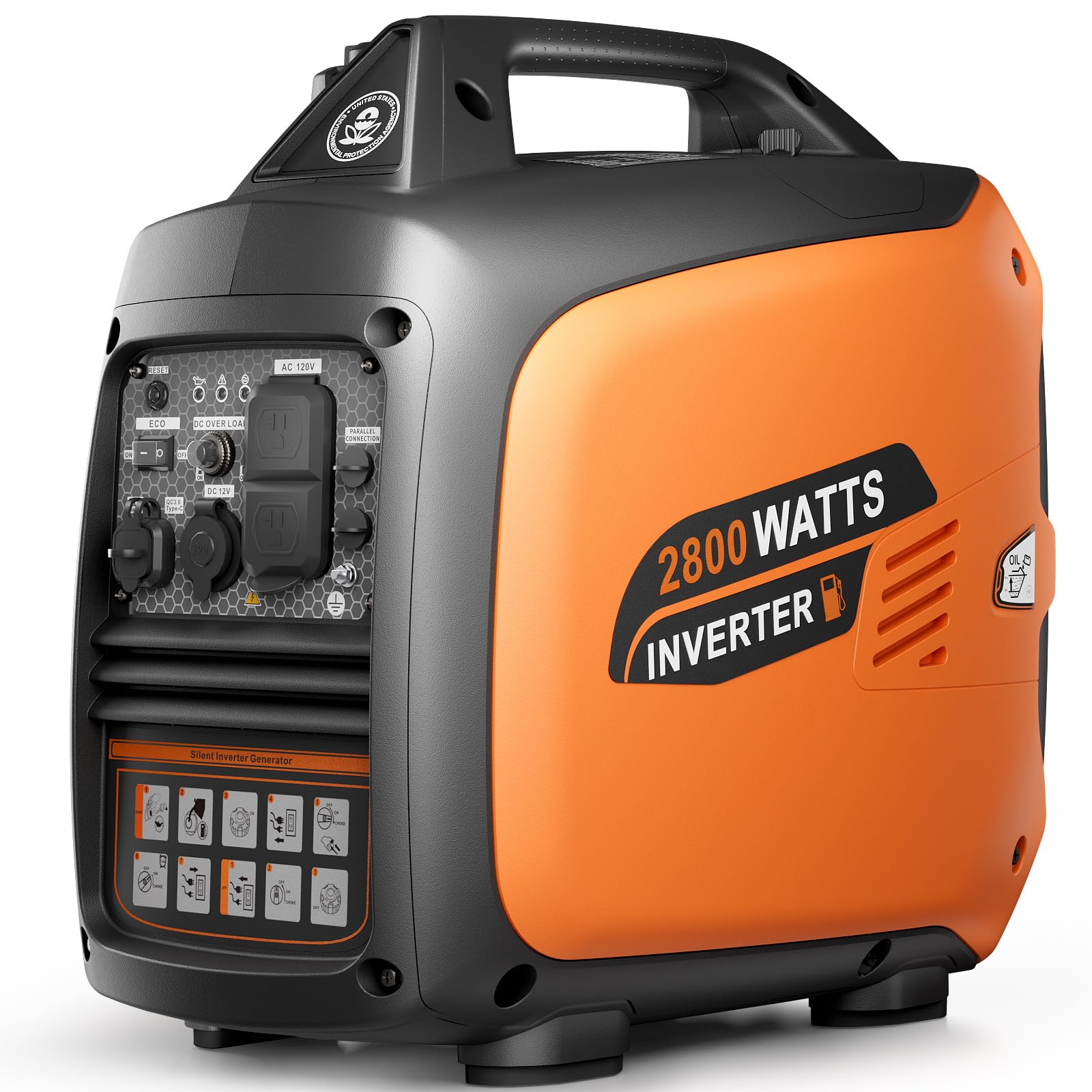 EFURDEN 2800W Portable Inverter Generator