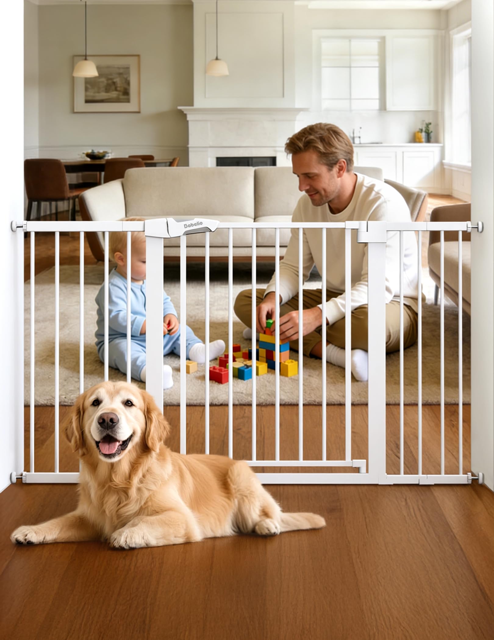 Babelio Extra Wide Auto-Close Pet Gate