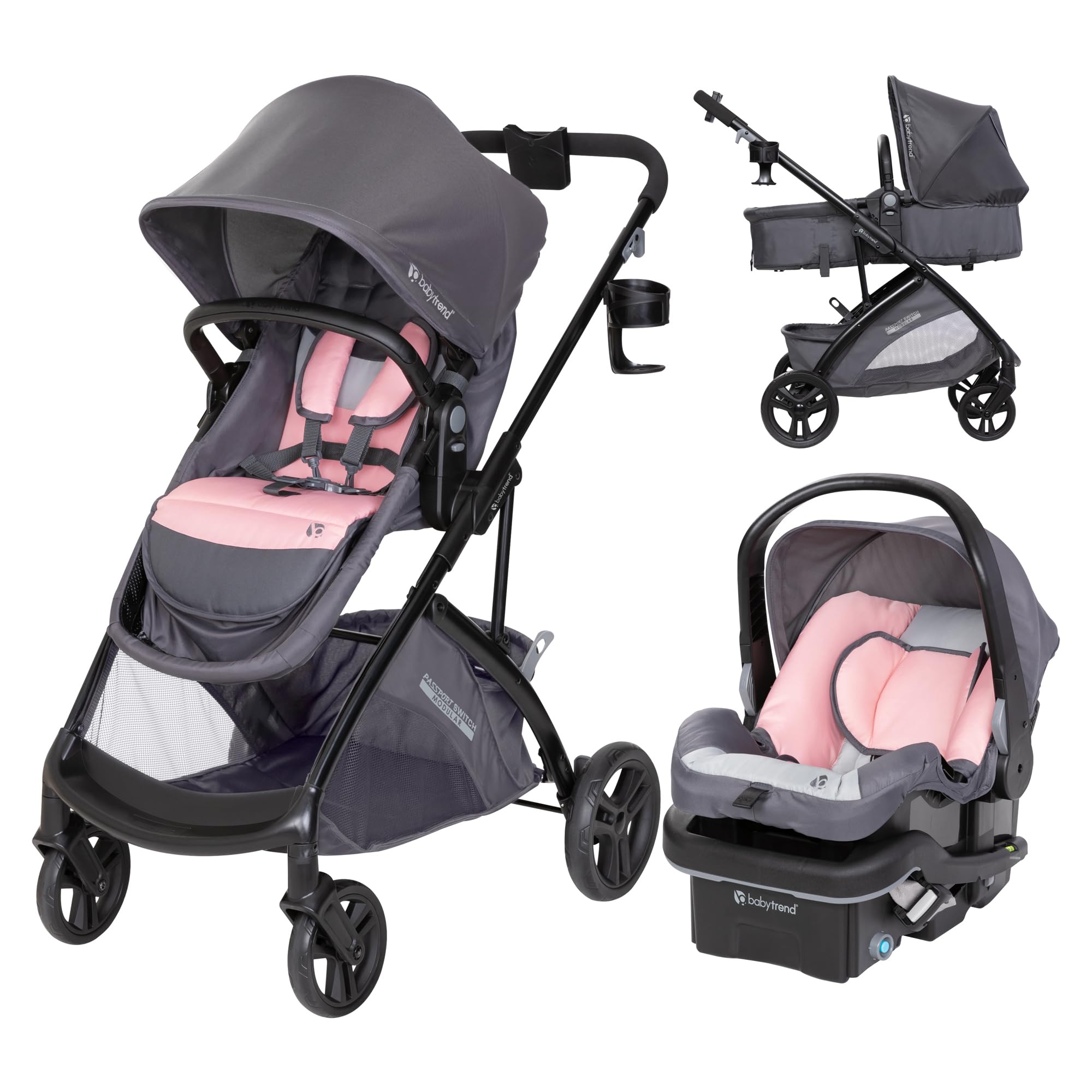 Baby Trend Passport Switch Travel System Dash Pink