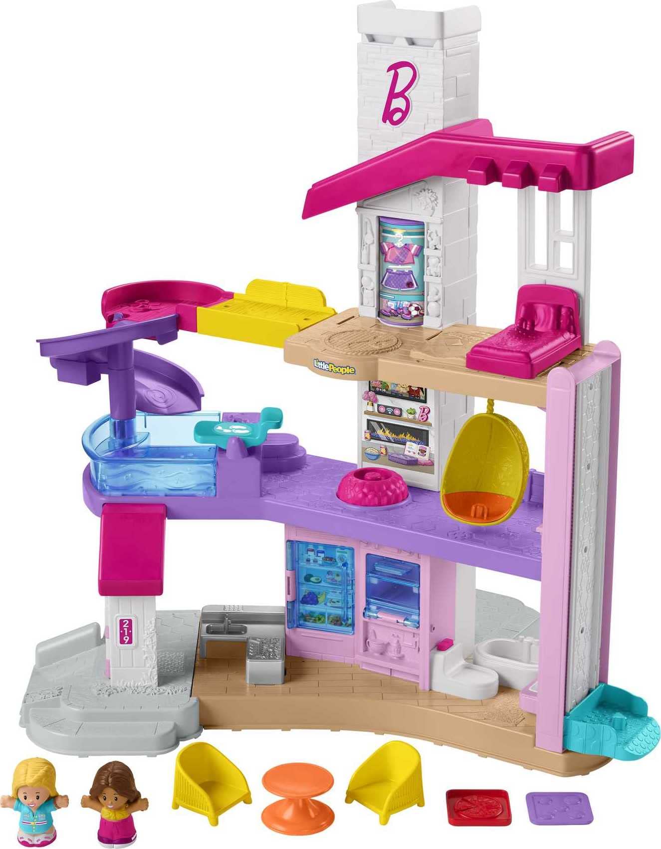 Fisher-Price Little People Barbie DreamHouse Playset