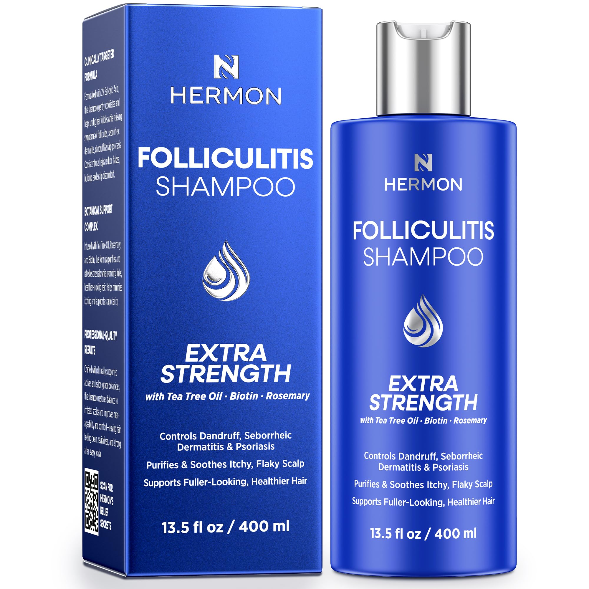 Hermon Folliculitis Shampoo for Scalp Relief