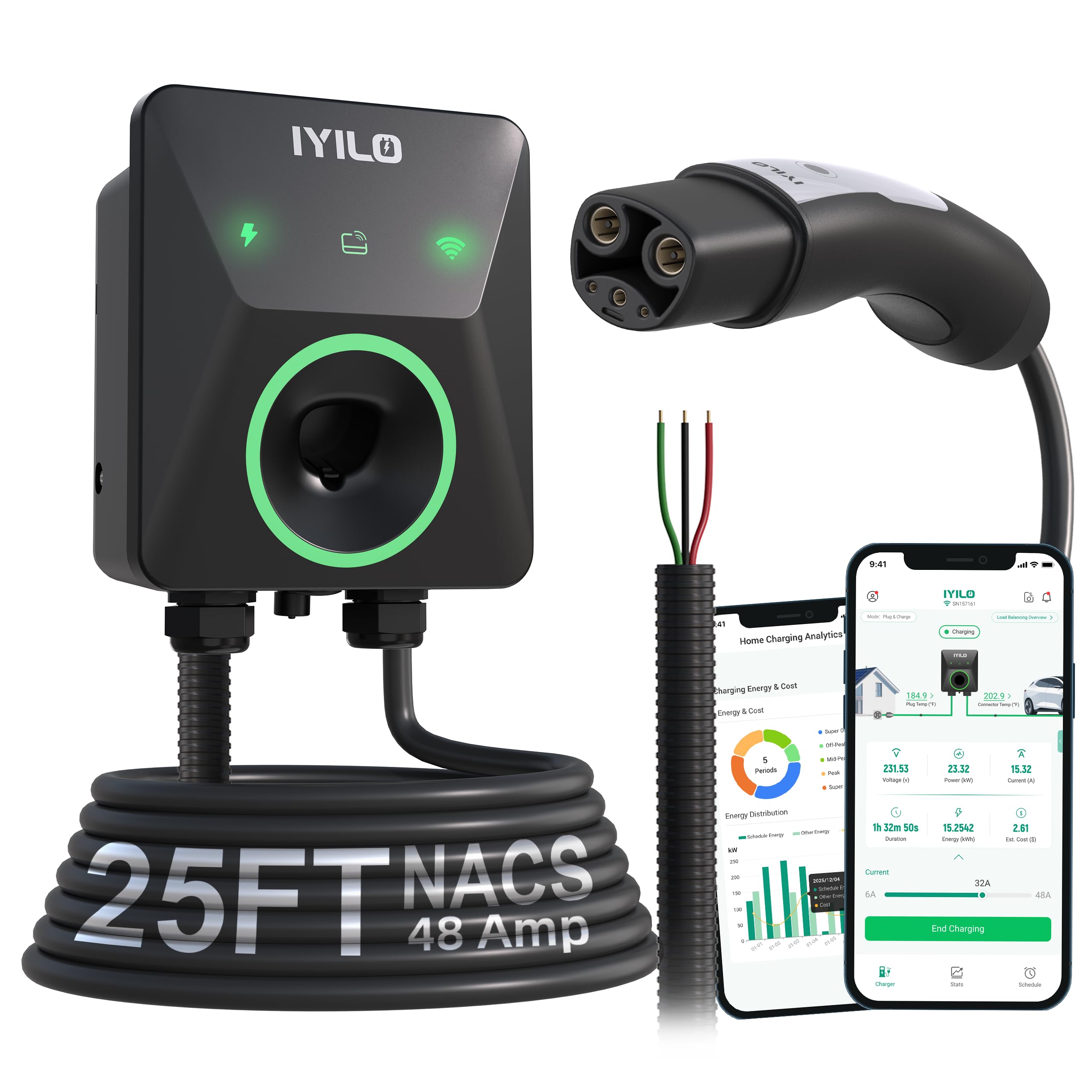 IYILO Tesla Level 2 EV Charger 48Amp