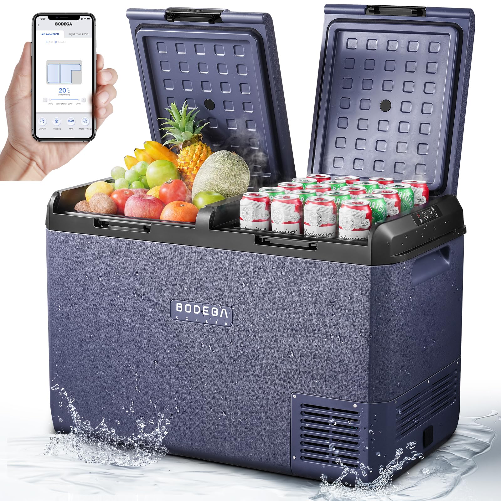 BODEGA 79QT Dual Zone Car Refrigerator