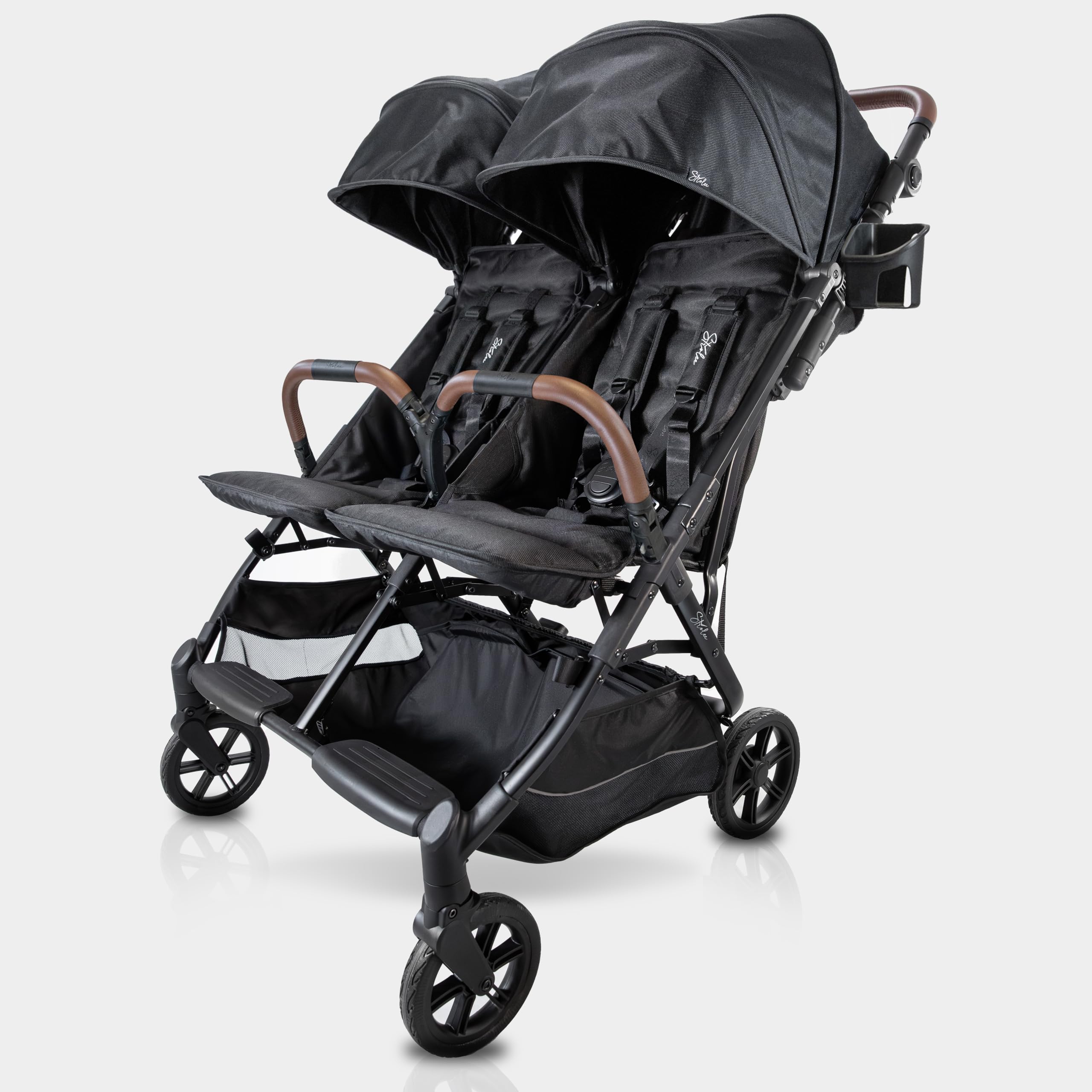 Strolee Lightweight Double Stroller V2 Black