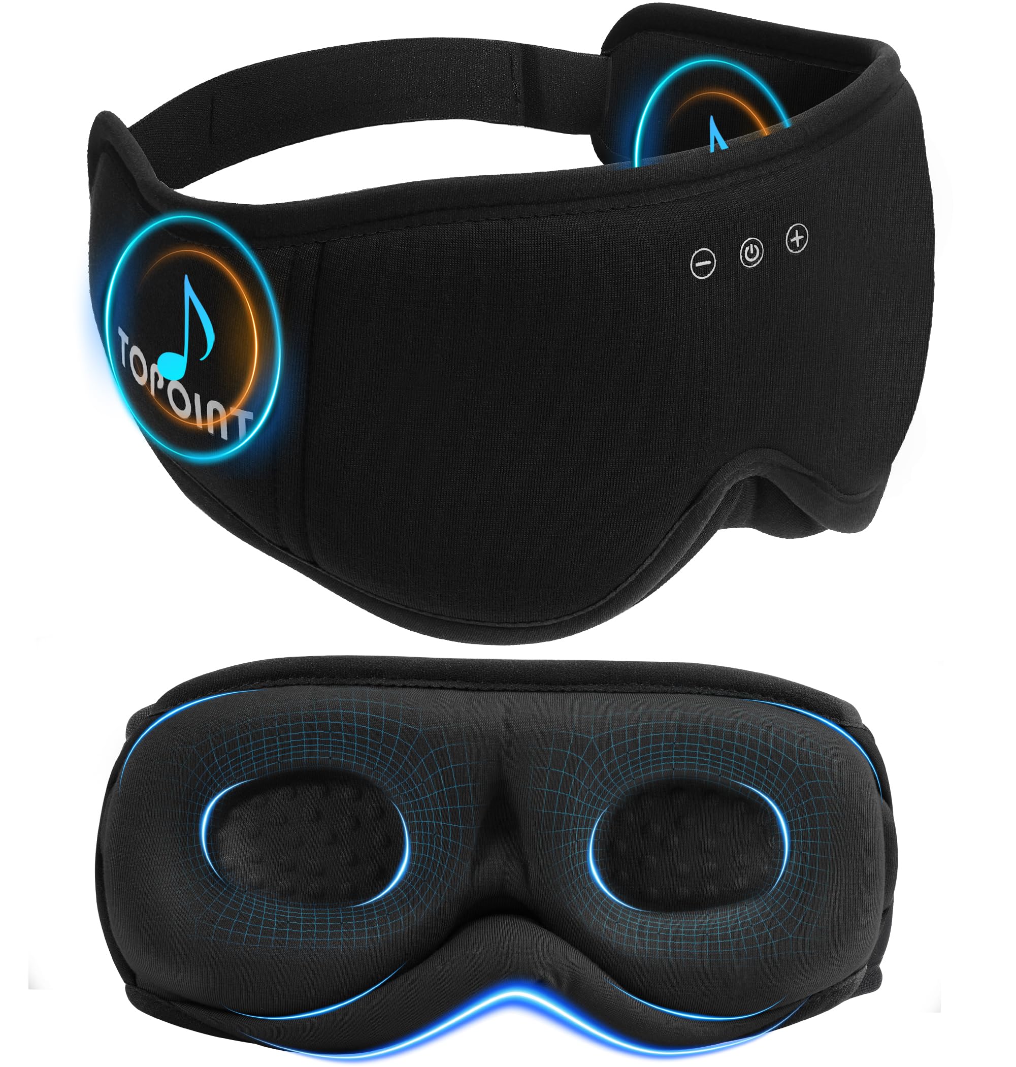 TOPOINT Bluetooth Sleep Headphones Mask